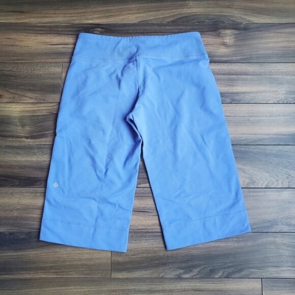 Lululemon Still Pant Crop Wide Leg Periwinkle Blue 6 - Picture 3 of 8